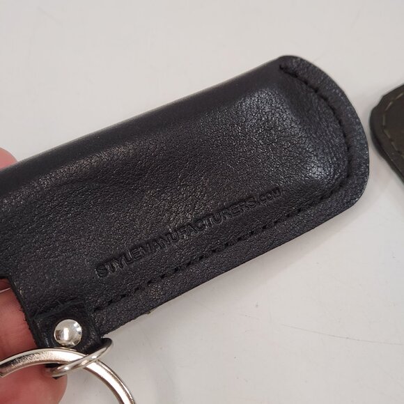 European Leather Wallet Billfold Keychain Lighter Holder Lot NEW - Picture 10 of 13